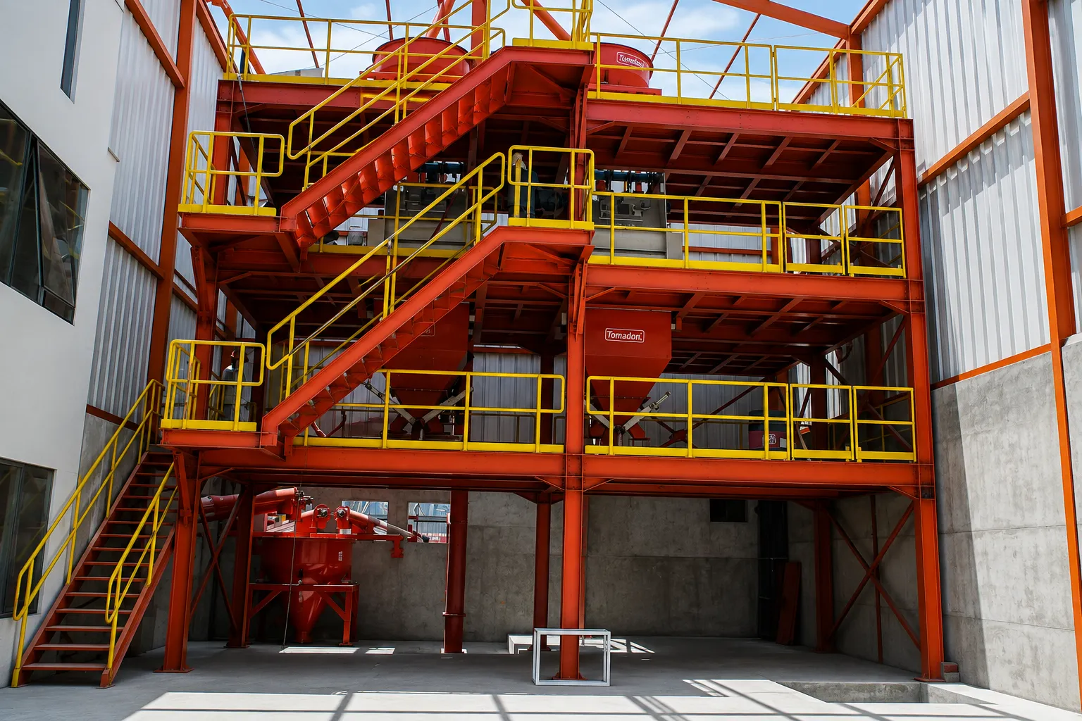 Plataformas metálicas y mezzanines